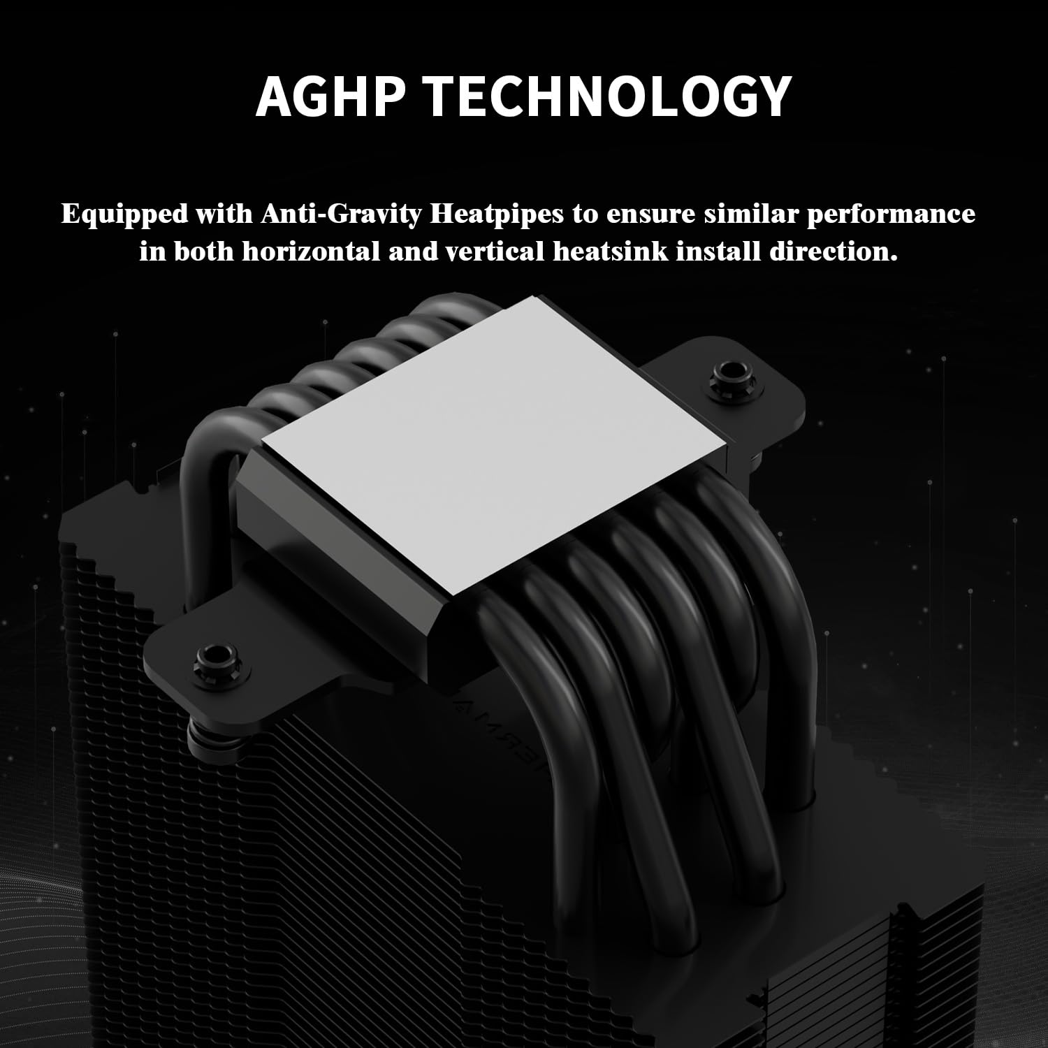 Theralright Burst Assassin 120 Vision Black CPU Cooler, 2.4inch IPS