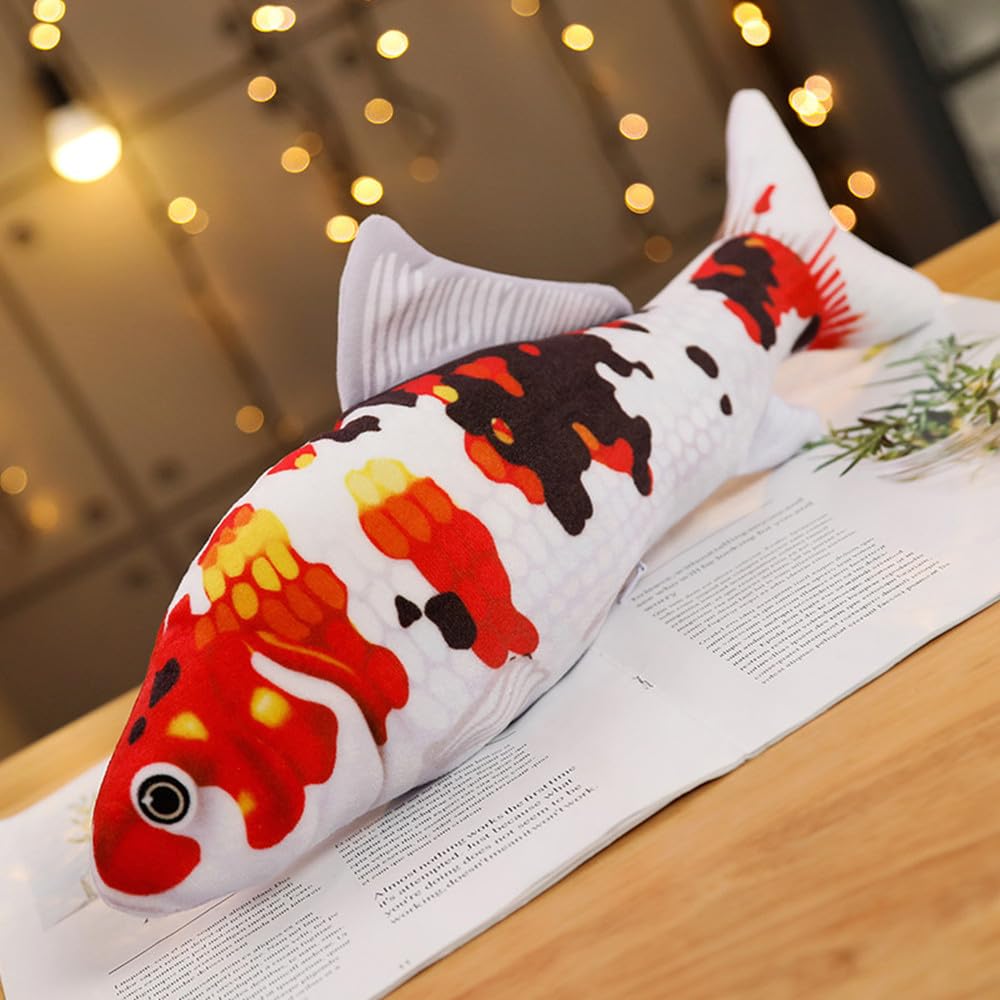 TONGMAN Simulation FishPlushToy Pillow23.6inch/ 60cm Stuffed Animal FishPlush PillowSoft Fish Decorate Pillow - Image 3