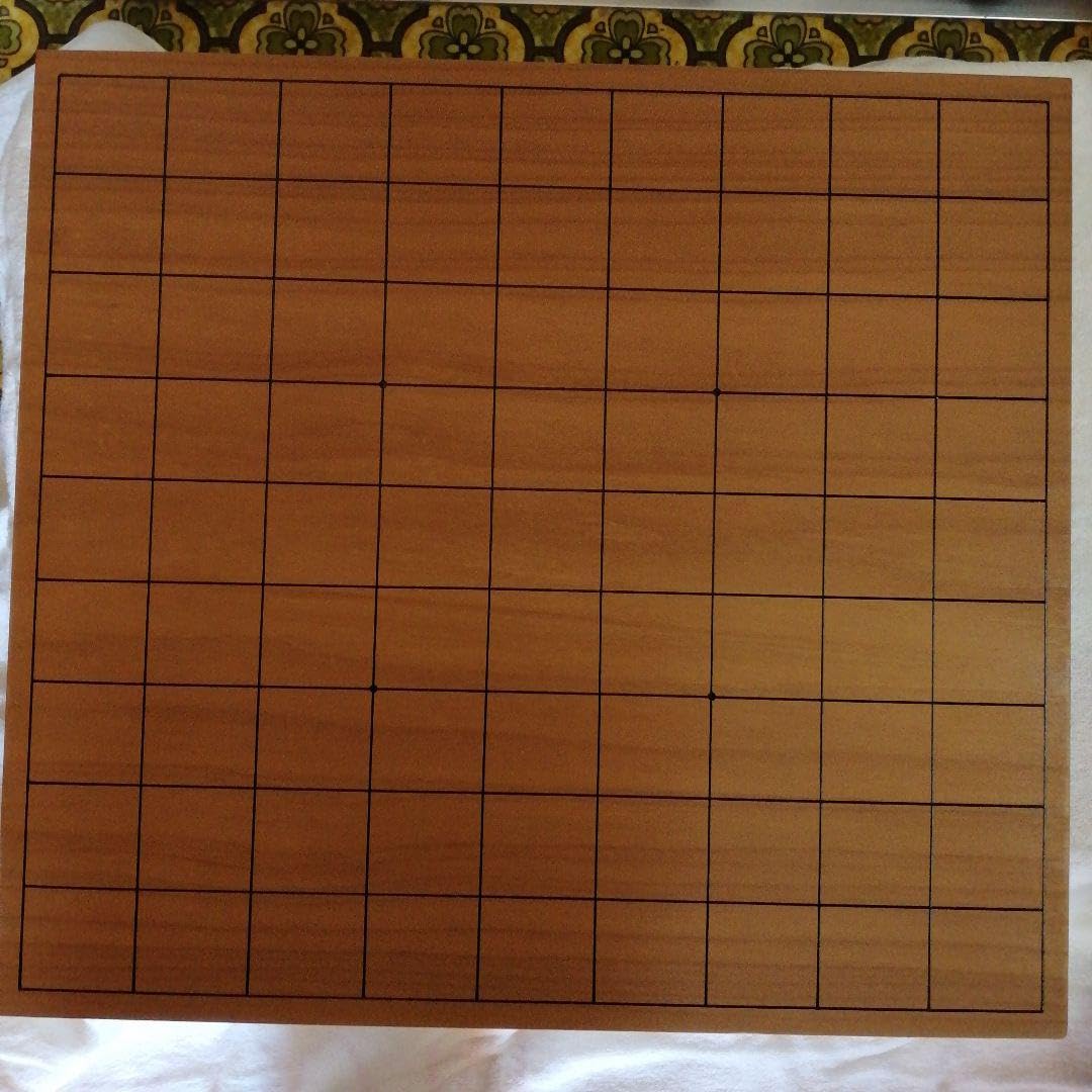 Amazon.co.jp: 本格将棋盤 脚付へそあり天然木 天童産桐箱入り駒付き 