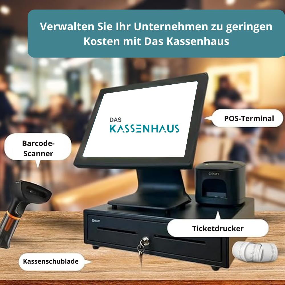 50 Thermorollen 80mm x 80m x 12mm - Thermopapier für Drucker - Kassenrollen