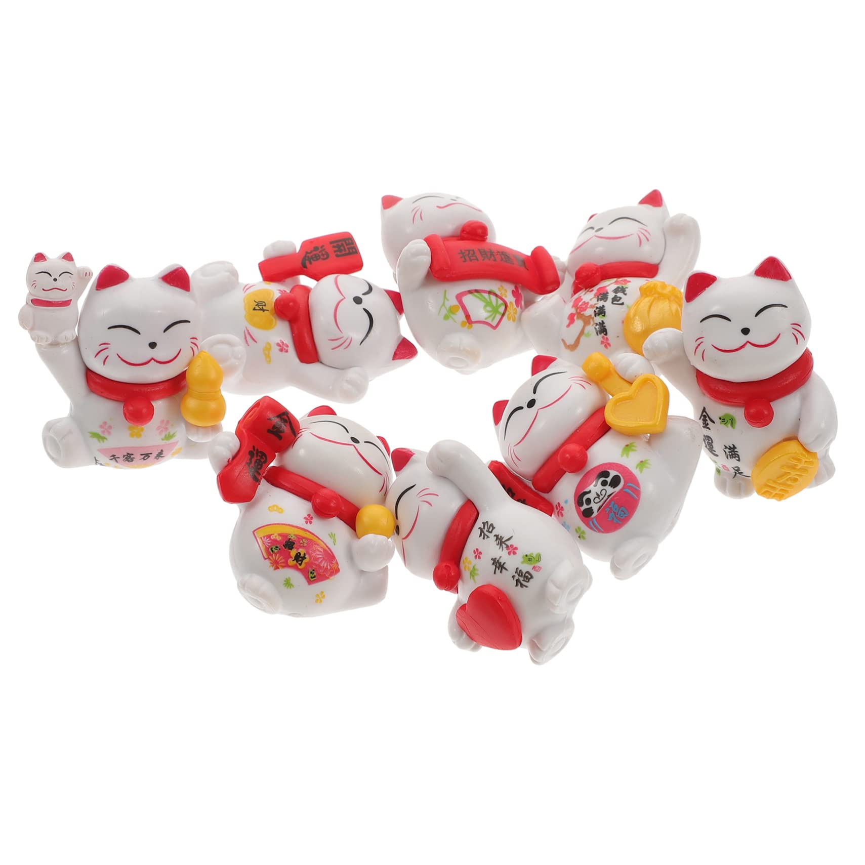 Cabilock 32 Pièces Aimant De Réfrigérateur Lucky Cat Réfrigérateur Aimants Aimant Lave-Vaisselle Aimants pour Le Frigo Aimants pour Armoire Stickers Bébé Stickers Résine