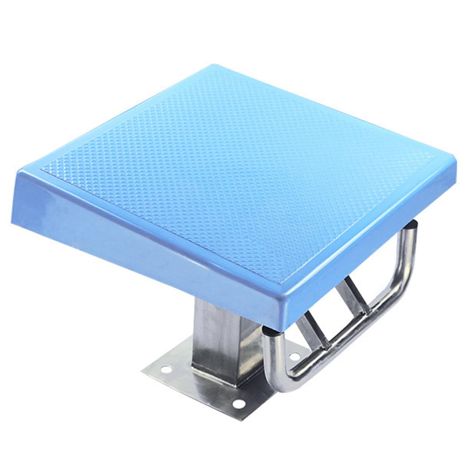 Piattaforma subacquea, base in acciaio inox con superficie antiscivolo per uso competitivo, design inclinato per prestazioni migliorate