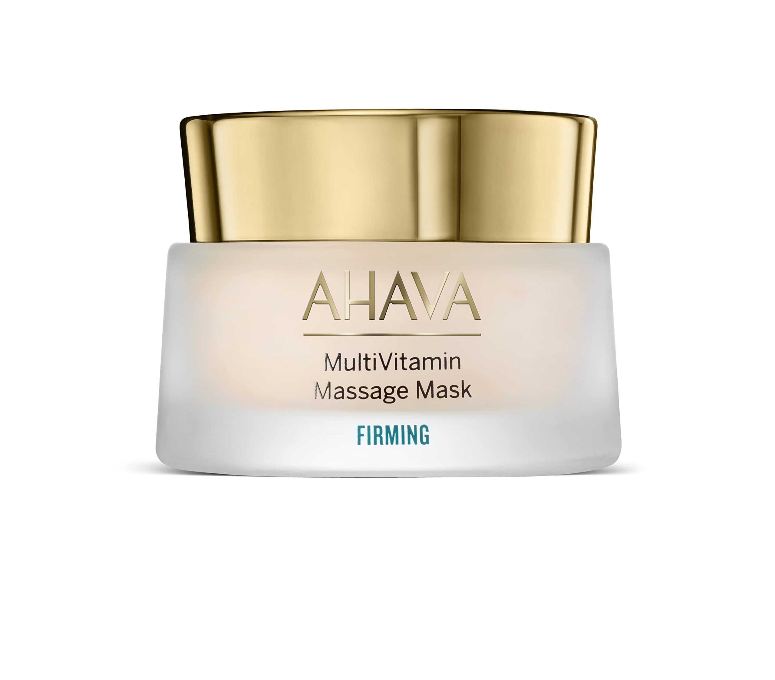 AHAVAFirming MultiVitamin Massage Mask - Enhances Firmness, Luminosity & Radiance, Enriched with Antiaging Vitamin C, Pro B5, B3, D & Exclusive Osmoter, Blend of Dead Sea Minerals, 1.7 Fl.Oz