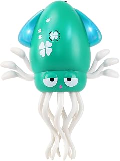 Electric Dancing Octopus Light Music Suitable for 12-18 Months Old Baby Toys, Kid Crawling Squid Toys Suitable for Toddler Tummy Time, Birthday for 1 2 3 4 5 6 Year Old Boy (Green)
