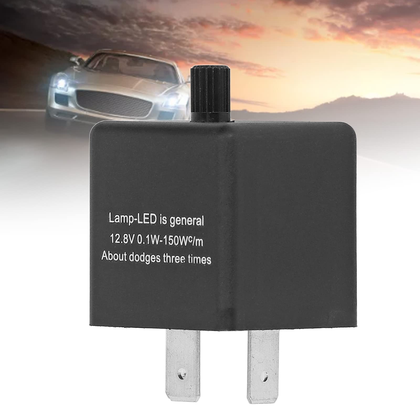 Przekaźnik migający LED do samochodu 3 Pin DC12V 10a regulowana częstotliwość migania moduł wodoodporny ABS Fix dla żarówek LED wskaźniki kierunku dla samochodów motocykl