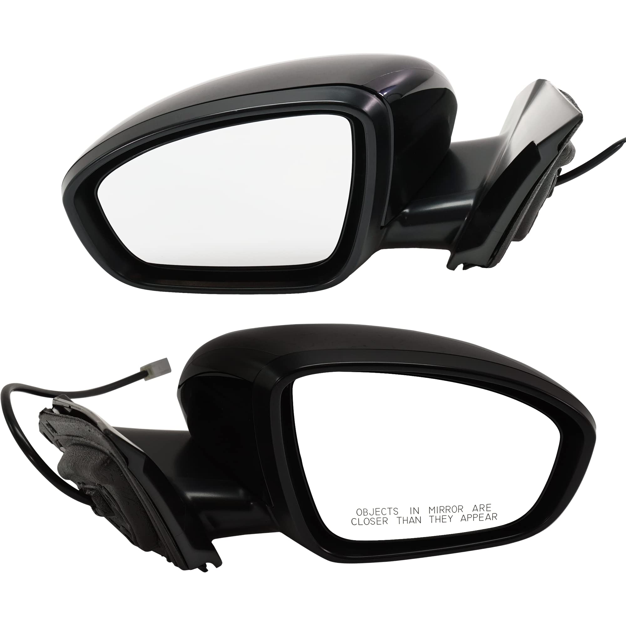 Kool Vue ミラー 2019-2021 日産 アルティマパワー対応 手動折りたたみ 加熱 シグナルライト付き SL/SVモデル 塗装可能 運転席側