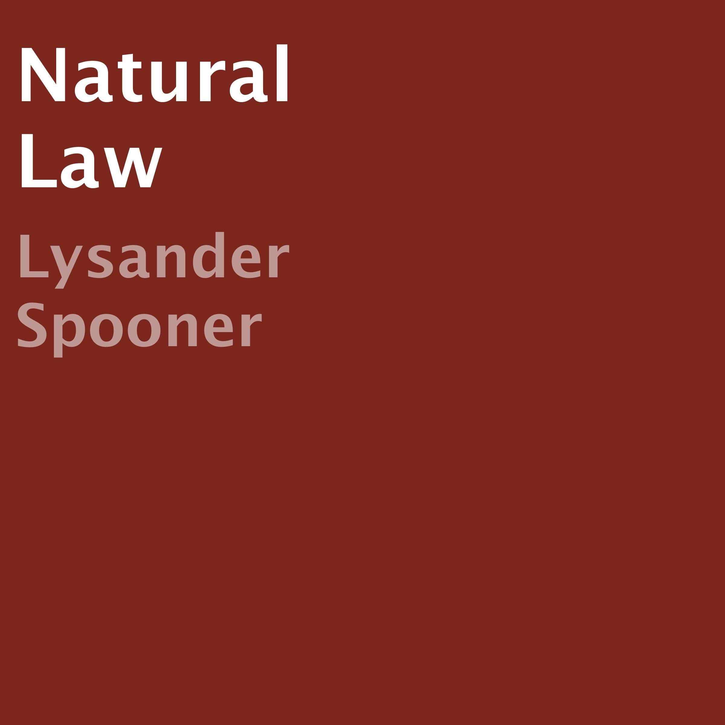 Cover art for Natural Law