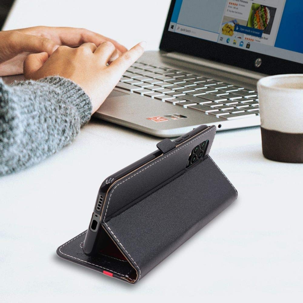 EbestStar Cover Libro Per Xiaomi Mi 11 Lite / 5G / NE - Custodia Portafoglio In PU Con Porta Carte E Vetro Temperato
