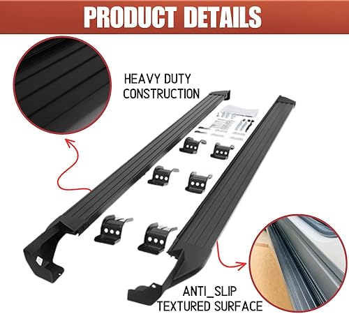 Miniatura 3 de Titopena Estribos aptos para Ford Explorer 2020 2021 2022 2023 2024 2025 XLT ST Limited - Barra Nerf