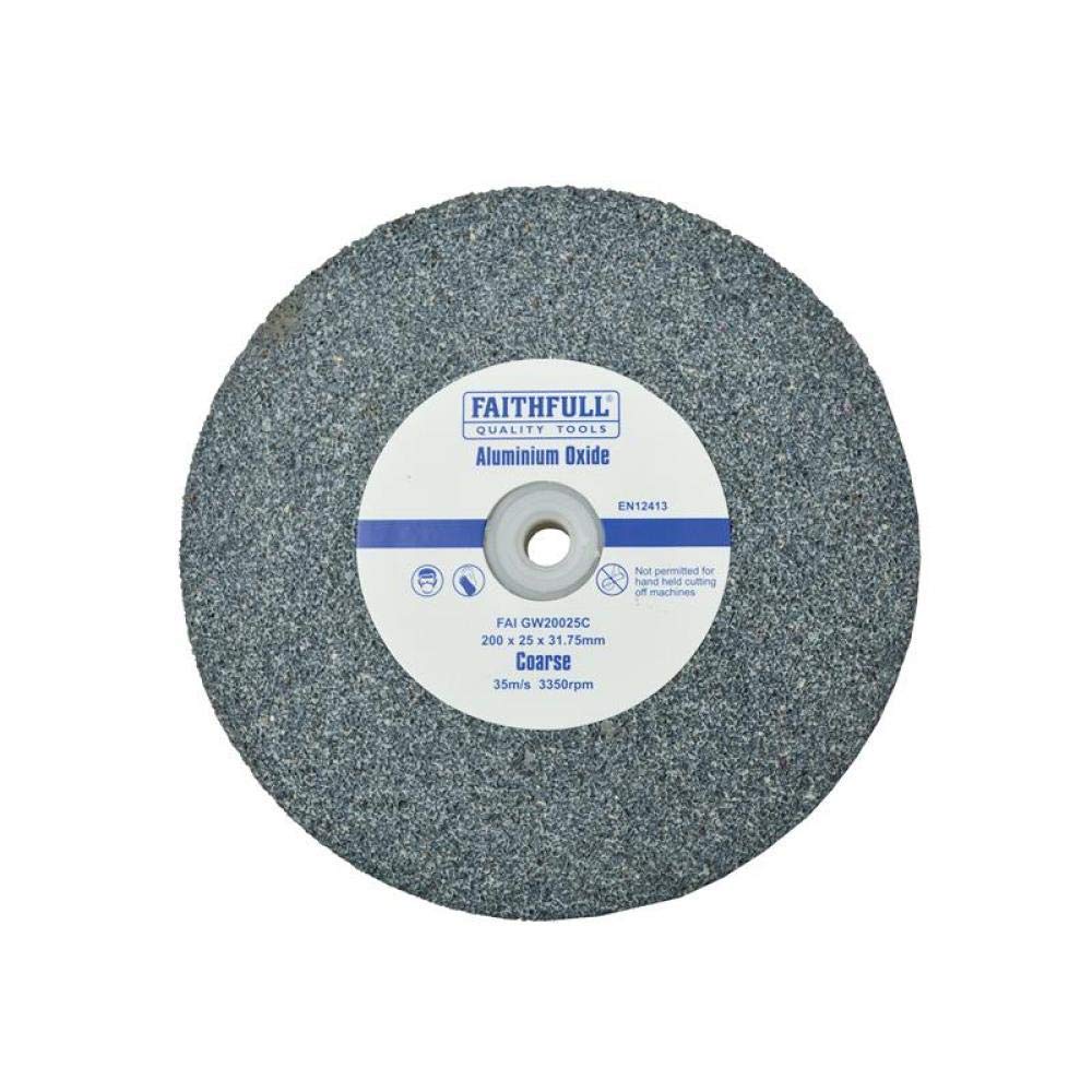 Faithfull 200mm Coarse Grinding Wheel For Bench Grinders from B&Q