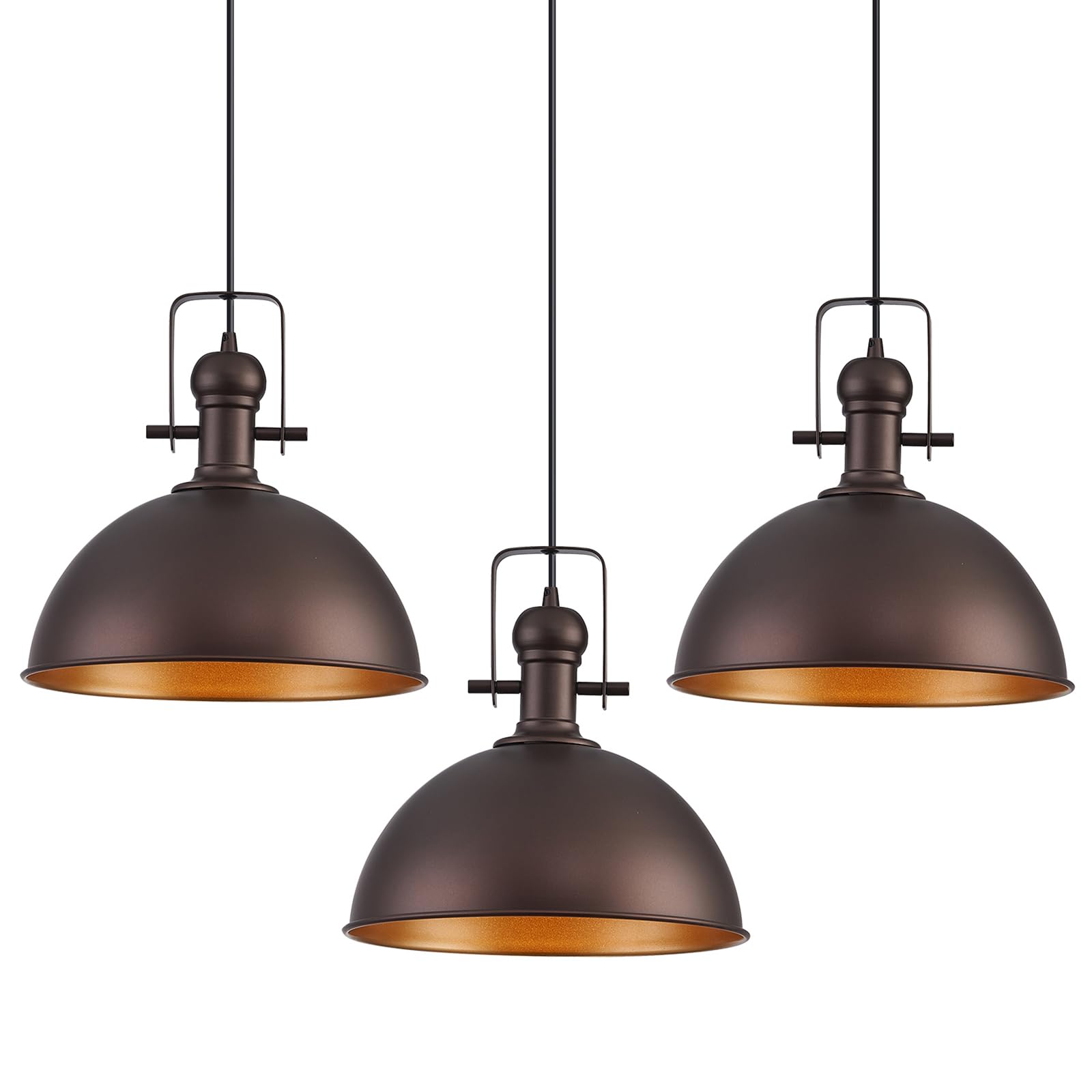 ALAISLYC ORB Farmhouse Pendant Lights 3 Pack