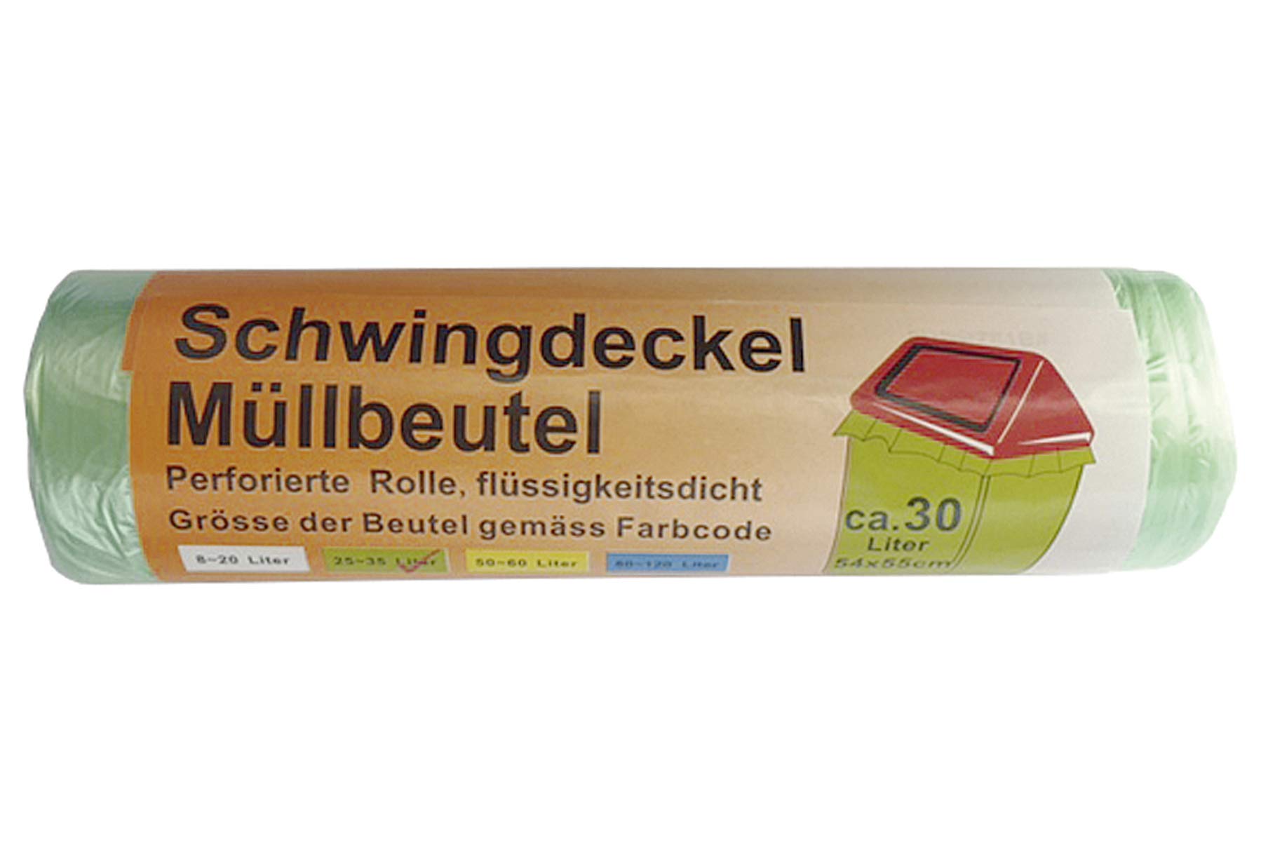 JULIA Müllbeutel Schwingdeckel 30 l, 20 Stück, 54x55 cm