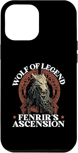 Funda para iPhone 14 Plus Fenrir Wolf Viking Orgullo escandinavo Norsemen Odines Wolf