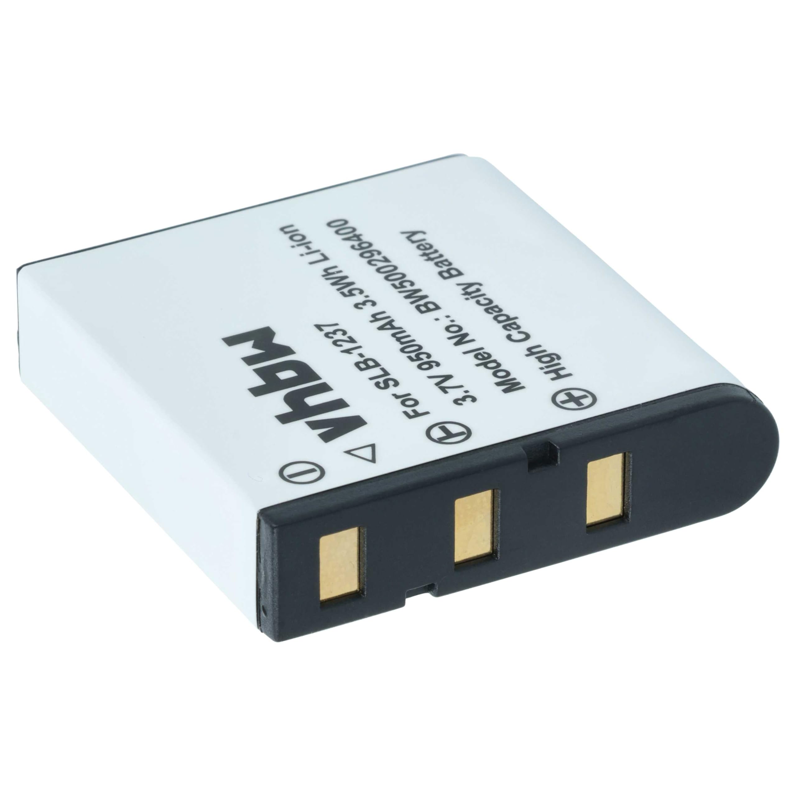 3 x zestaw baterii VHbw 950 mAh do aparatu zastępuje Samsung SLB-1237, Epson EU-94, EPALB2, B31B173003CU, B32B818242, Sigma BP-31