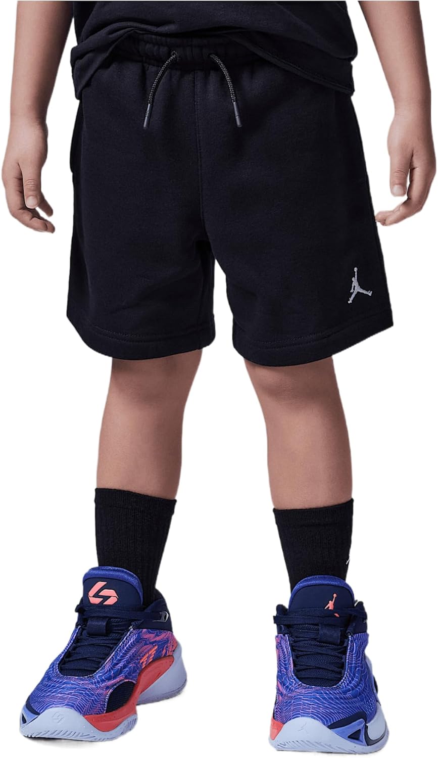 Jordan Brooklyn Fleece Essentials Little Kids' Shorts (Black, 85D233-023)