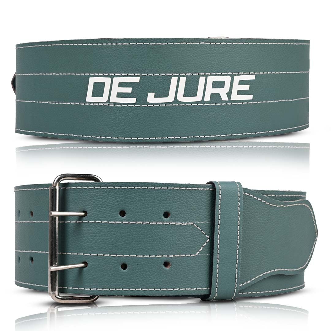De Jure Fitness Premium Leather Gym Belt for Weightlifting, Power Lifting Belt for Men & Women for Lower Back Support, Multipurpose Gym Workouts Deadlifts Squats Powerlifting (Small, Jimbaran Bay) (B0D8FX26SW) Amazon Price History, Amazon Price Tracker