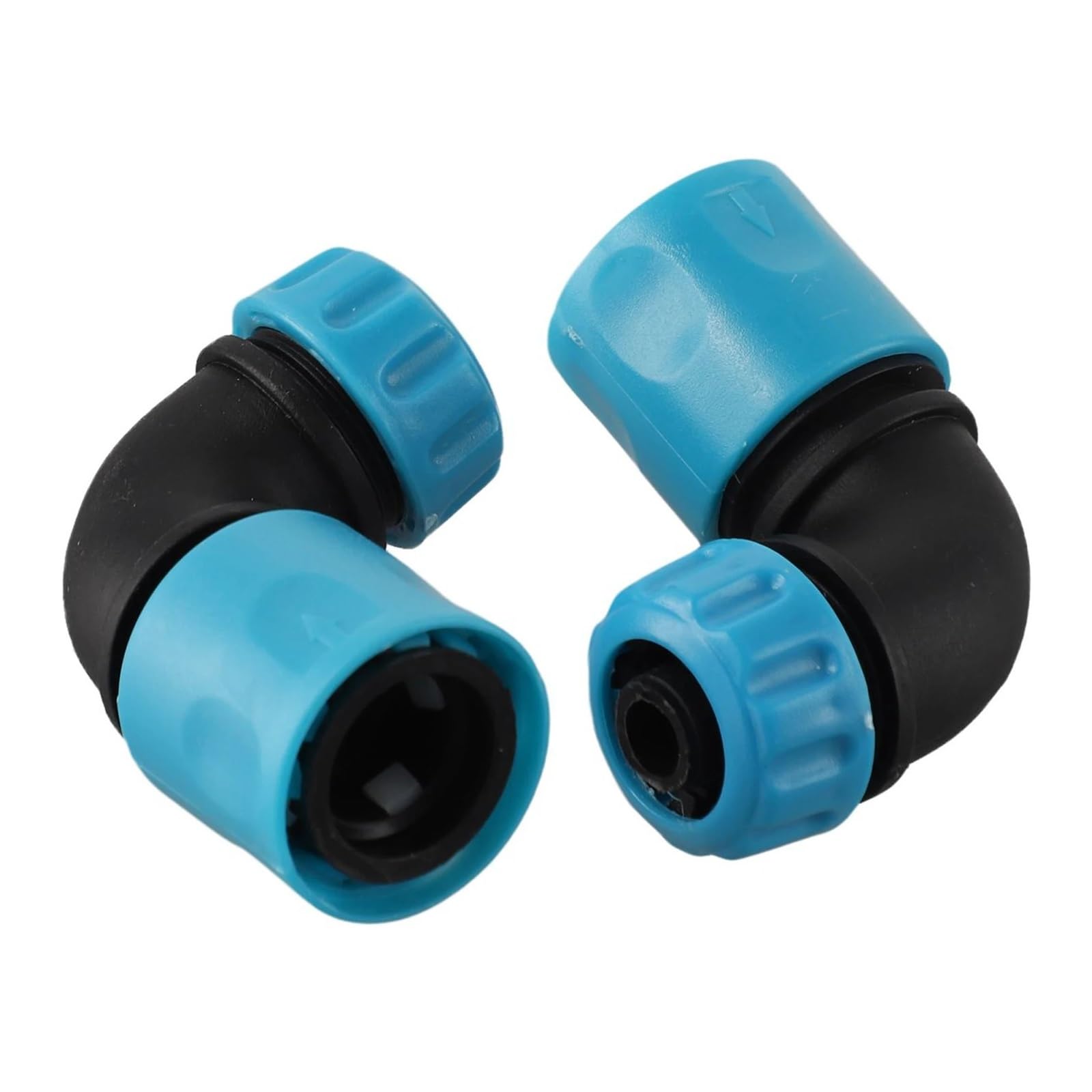 BNGDFDGH 2Pc Elbow Quick Connectors for Garden Irrigation System Car Wash 1/2inc 12.5mm Hose Water Connector Connection