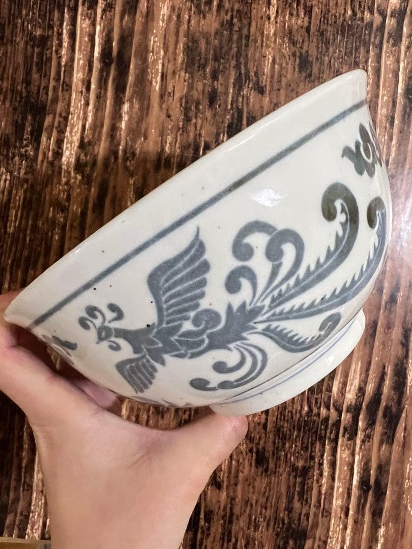 ポーリッシュポタリーポーランド食器◇小鉢V423-U496LOVE花柄ピンク