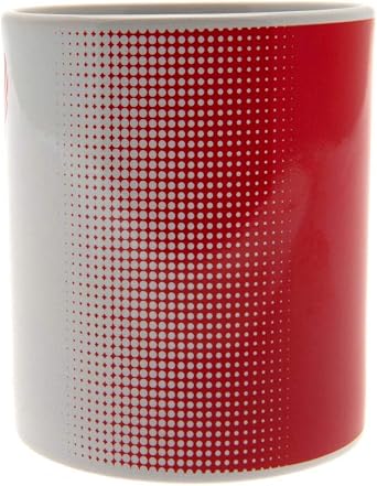 ليفربول FC Halftone 11oz Boxed Mug (One Size) (أبيض / أحمر)