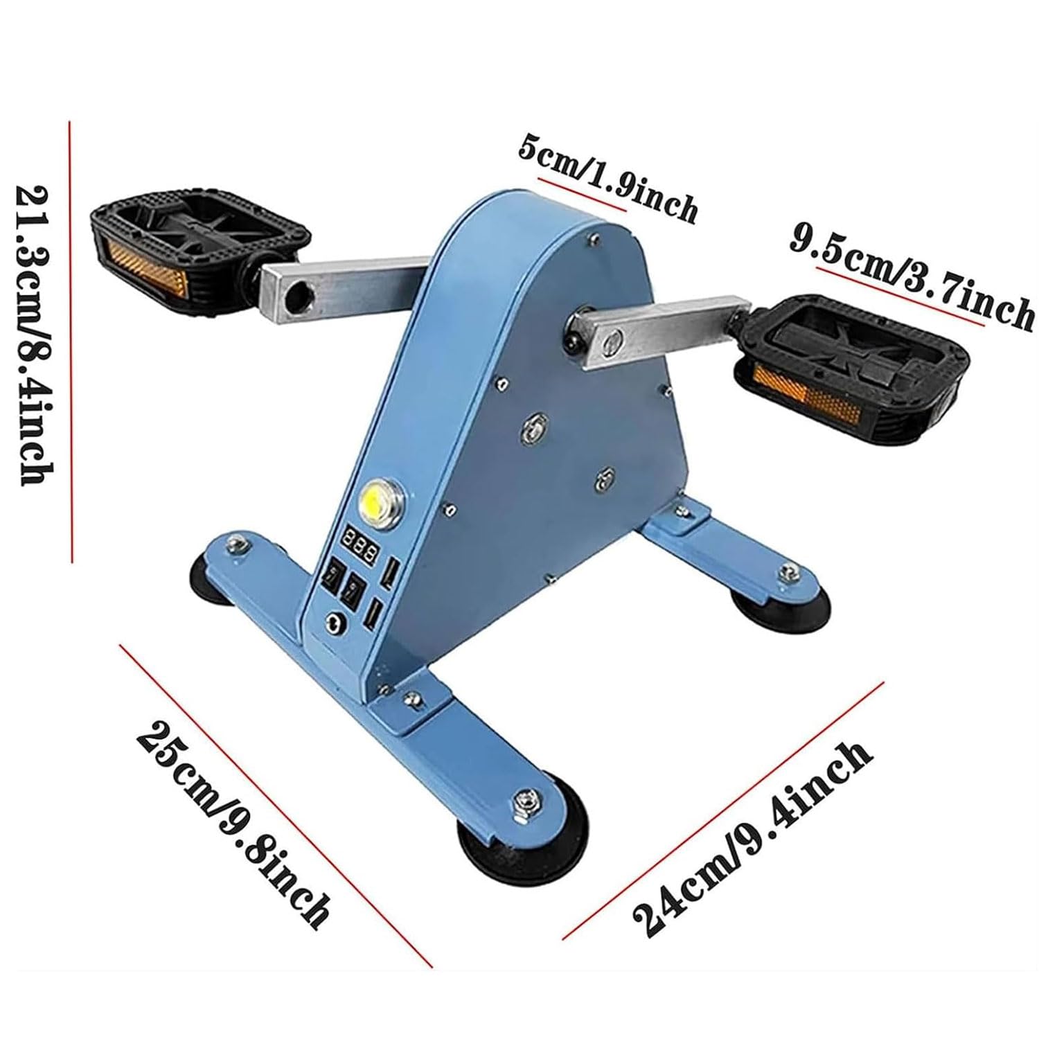 Przenośny awaryjny generator prądu, zasilany stopą 100 W z wyświetlaczem LED, wyjście USB 1-35 V na kemping, trening fitness i rower spinningowy