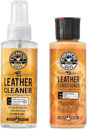 Miniatura 18 de Chemical Guys SPI_109_16 - Kit limpiador de cuero y acondicionador de cuero para su uso en ropa de cuero, muebles, interiores de automóviles