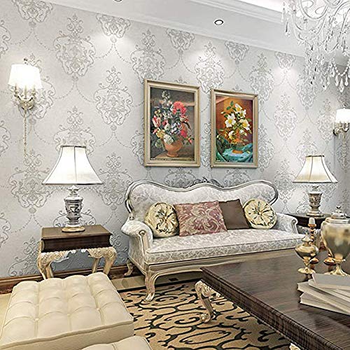 Papier peint intissé 3D style européen rétro pour un mur de fond luxueux