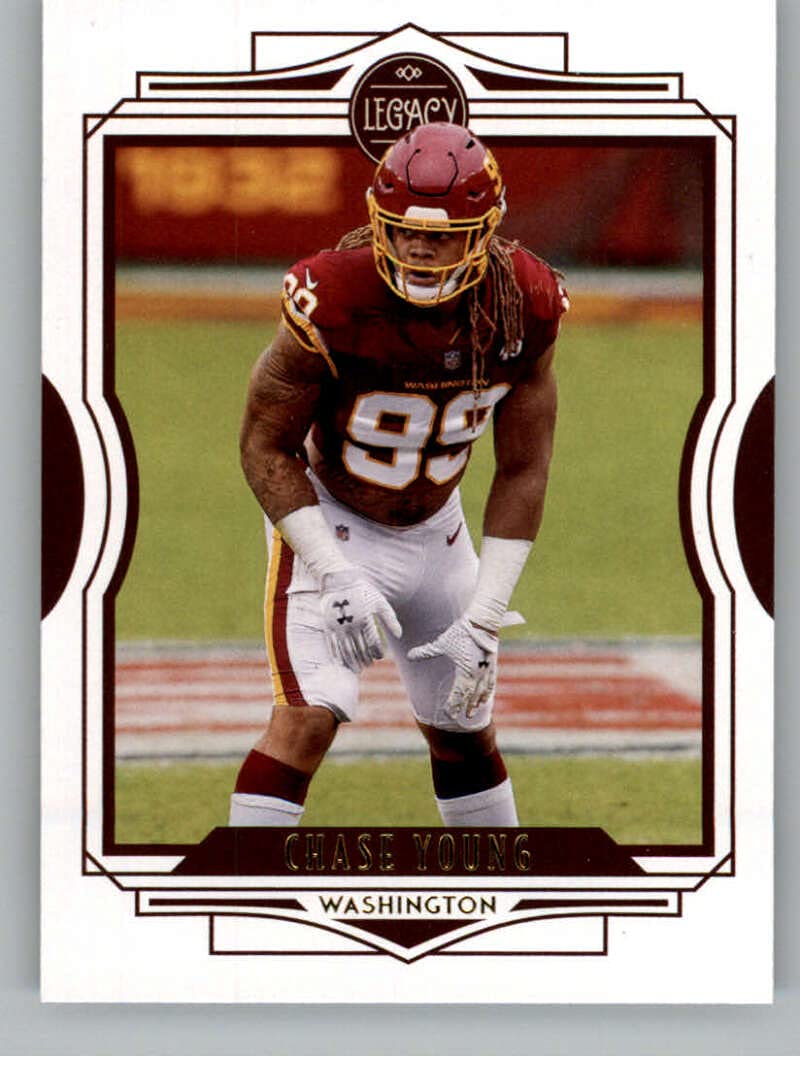 Amazon.com: 2021 Panini Legacy #13 Chase Young Washington Football Team  Official NFL Football Trading Card in Raw (NM or Better) Condition :  Collectibles & Fine Art