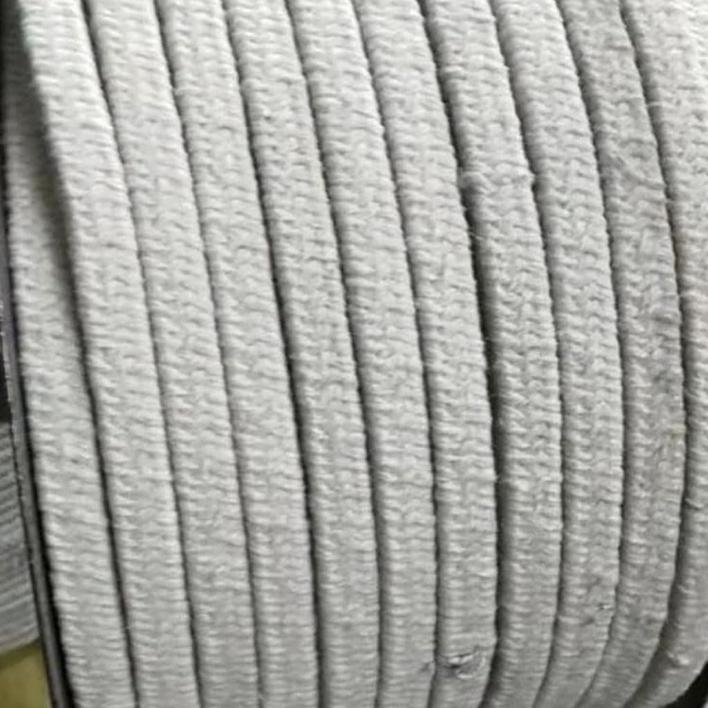 Cavo Ad Alta Temperatura del Riempitore di Sigillamento della Porta Forno Camino Corda in Fibra Ceramica Silicato Alluminio 1260℃(1M,8x8mm)