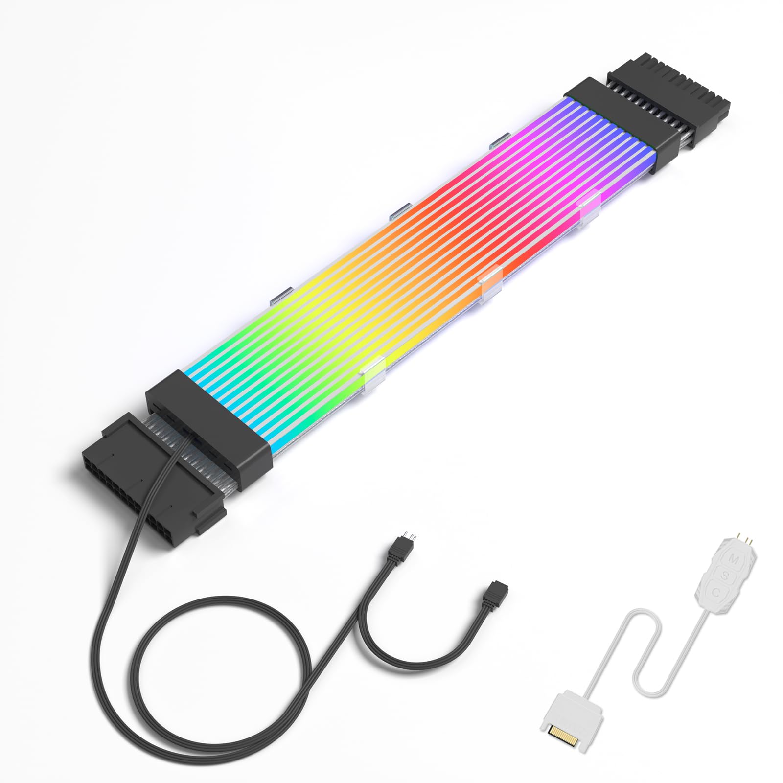 heshi Cavo di prolunga ARGB,Cavo di prolunga con 16 milioni di colori | Forniture per