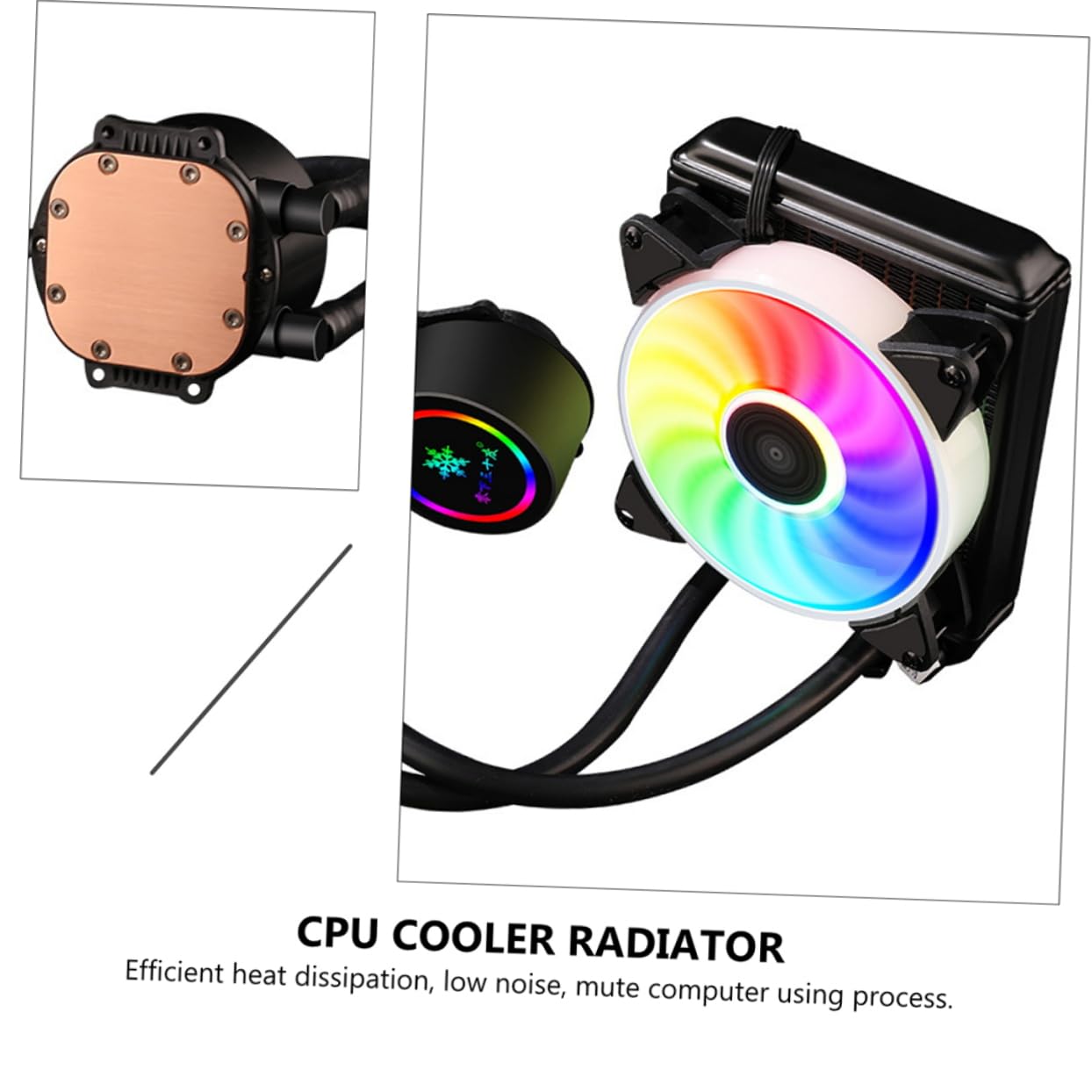 1 Pz Raffreddatore CPU Dissipatore Ad per Computer Raffreddamento Duratura Design Compatto e Facile per Gaming e Uso Prolungato