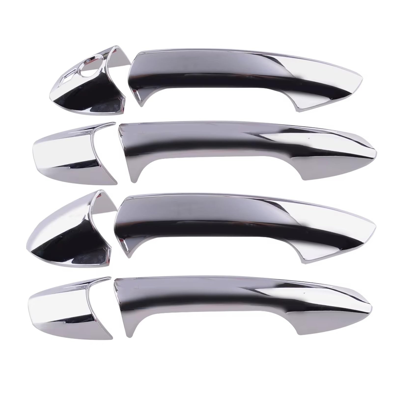 TRGDFDAA Door Handle Trims Covers Compatible with Benz for CLA Class W117 2014 2015 Exterior Door Handle Cover Trim Cap Kit Decoration Accessories Decorative Shell
