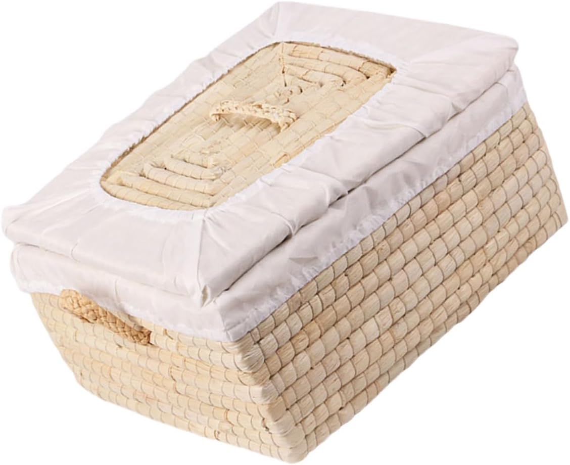 1pc Practical Straw Bread Basket Lid Beige Woven Storage for Bread Eggs and Fruits for Home Bakery and Restaurant Use Compact and Easy to Move
