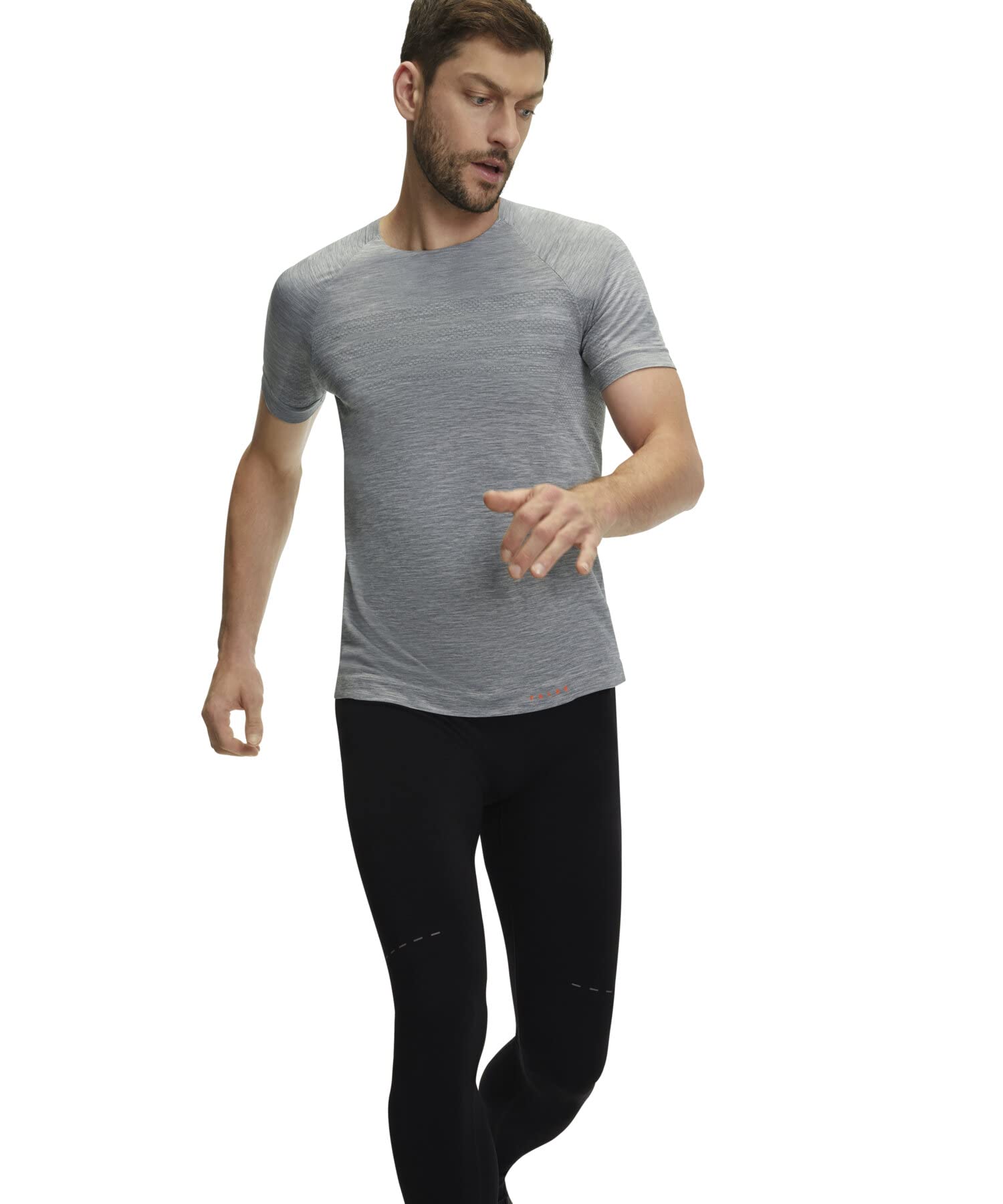 FALKE Herren Compression Long Kompressionshose Funktionshose mit Kompression fördert die Durchblutung nahtlos leicht reflektierend atmungsaktives schnelltrocknendes Funktionsmaterial 1 Stück