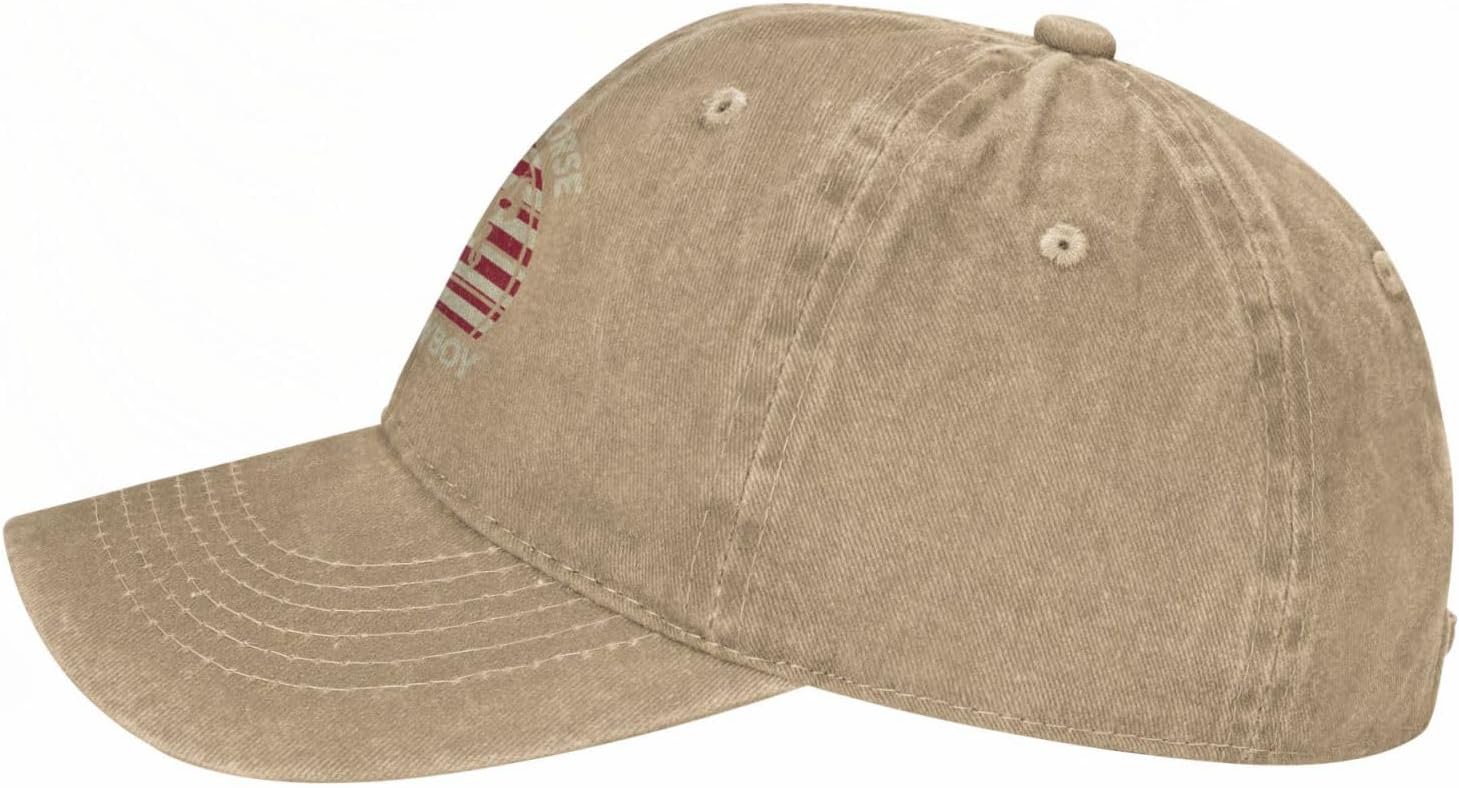 Save A Horse Ride A Cowboy Gifts Trucker Hat Trendy Funny Cowboy Country Western Hunting Hat for Men Women Red