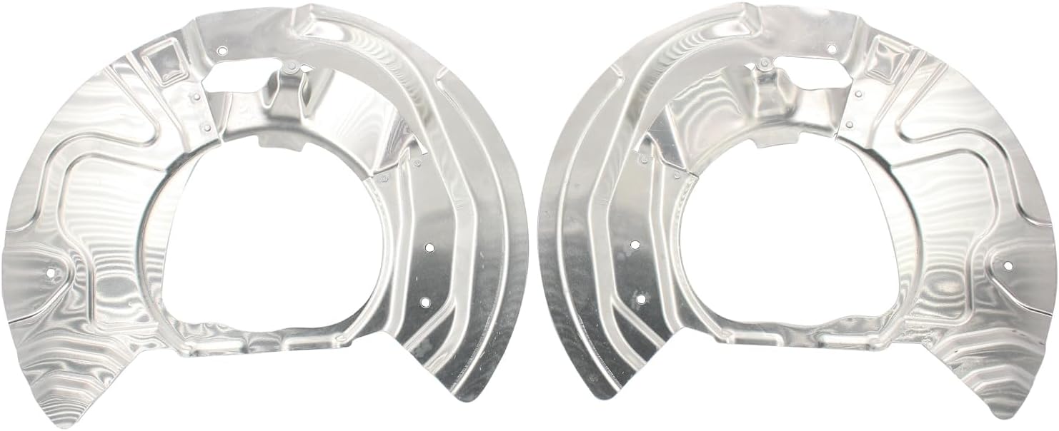 Front Driver and Passenger Side Brake Dust Shield for BMW X5 2007-2018, X6 2008-2019