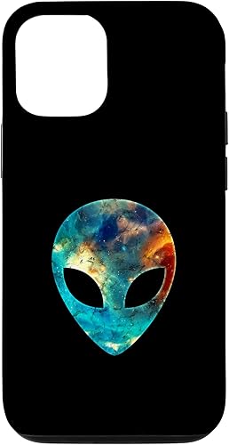 iPhone 15 Pro Alien, cabeza, espacio, ciencia ficción, galaxia, diversión, humor, ufo Case