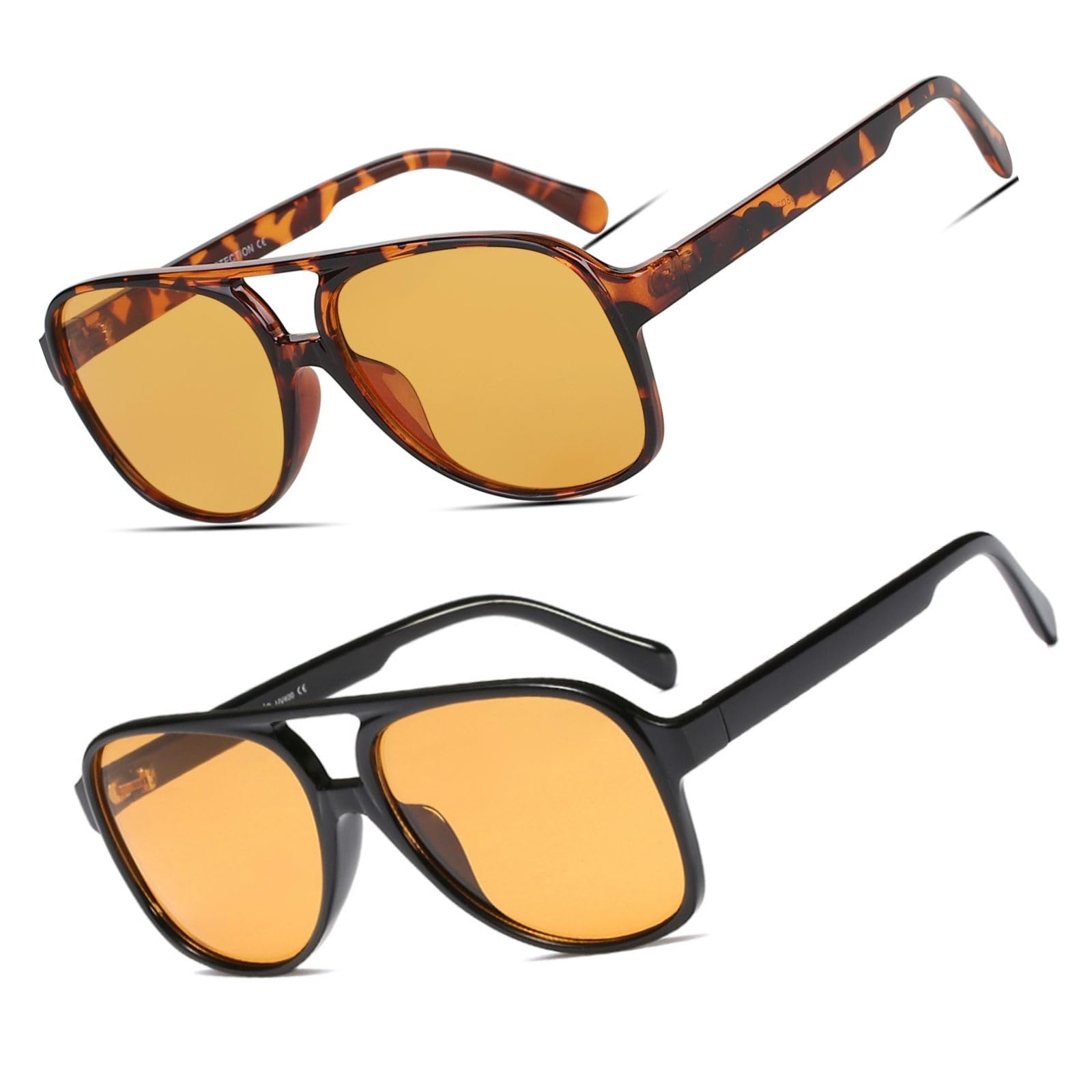 Xpectrum Trendy Retro Sunglasses for Men Women 70s Vintage Aviator Sun Glasses Classic Shades