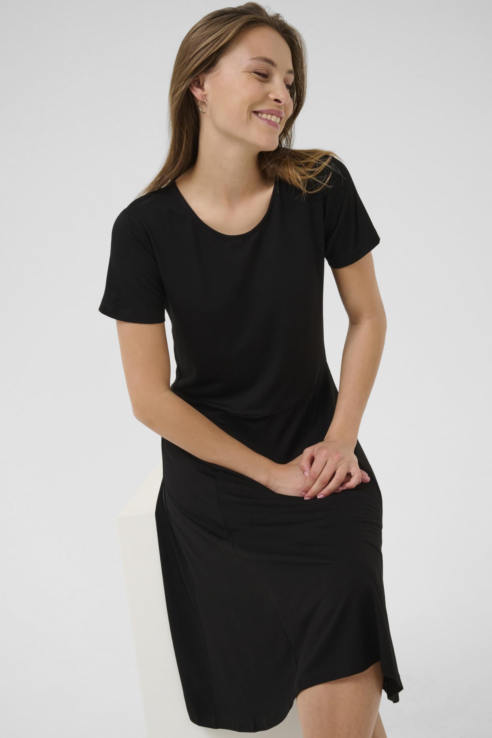 KAFFE Damen Kleid KAhazel Kurzarm