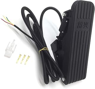 Riiichflowshop Pedal Acelerador para Patinete eléctrico Control de Velocidad del Pedal para Triciclo eléctrico Color marrón