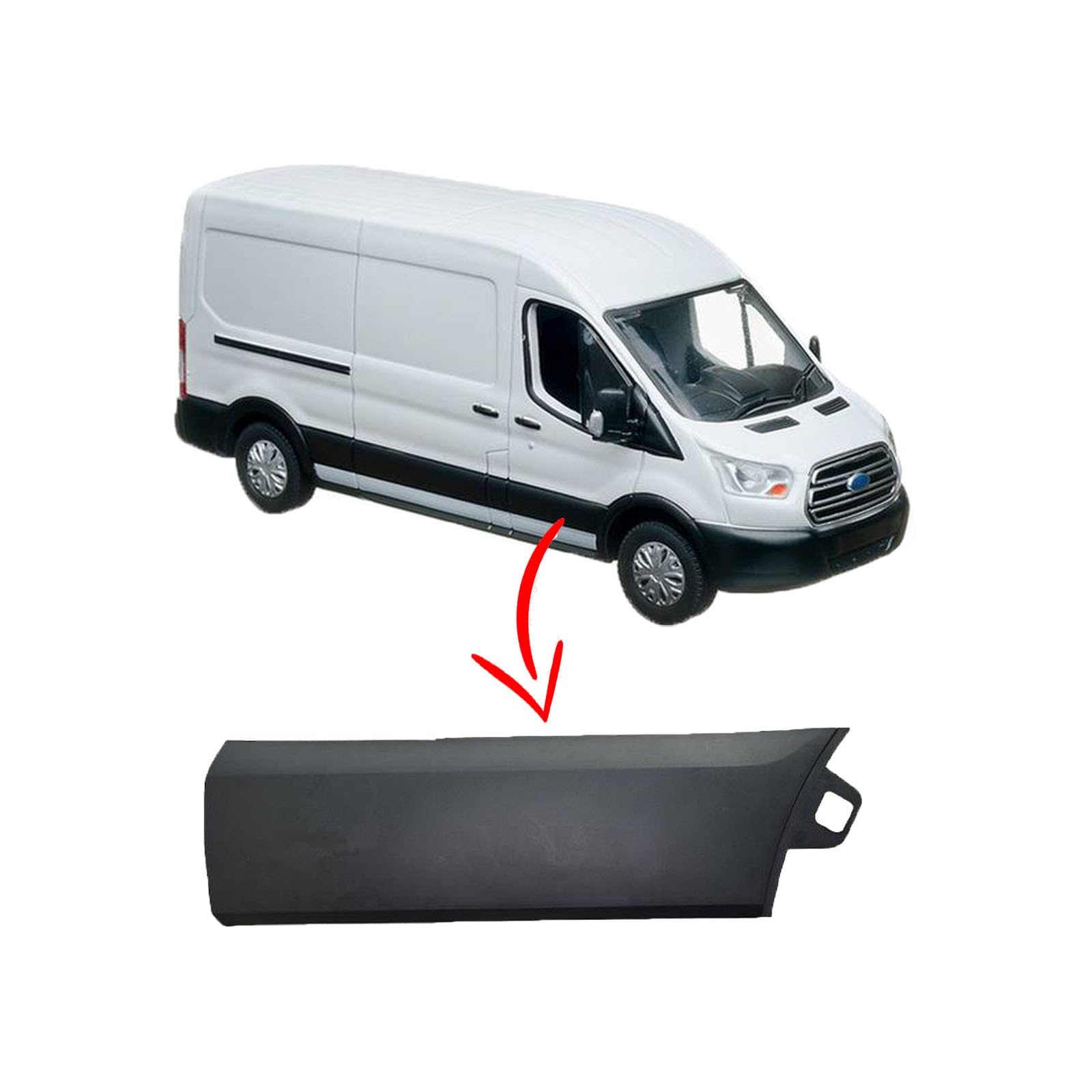Front Door Moulding Trim Panel Right Side For Ford Transit V363