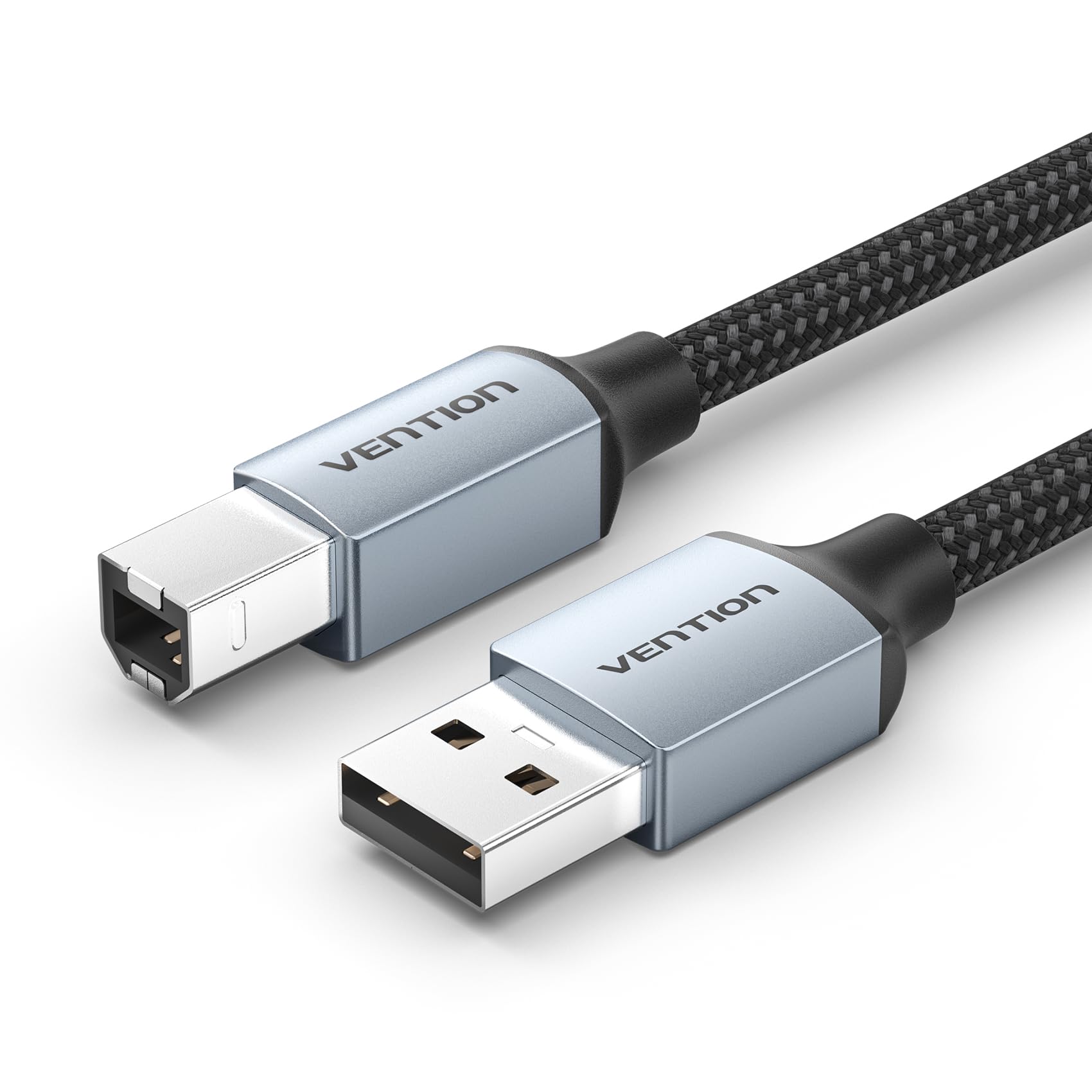 VENTION Druckerkabel USB 2.0 Printer USB A auf USB B kabel für HP, Dell 5m | Kompatibel mit Laptop, HP, Canon, Epson, Lexmark, Dell, Brother, Xerox