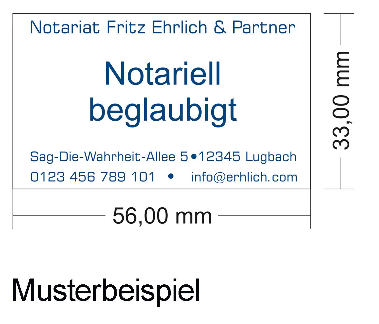 Sello con propio texto, Shiny H-6006, 56 x 33 mm, sello de soporte estable de hasta 8 líneas – Sello de oficina, Sello de dirección