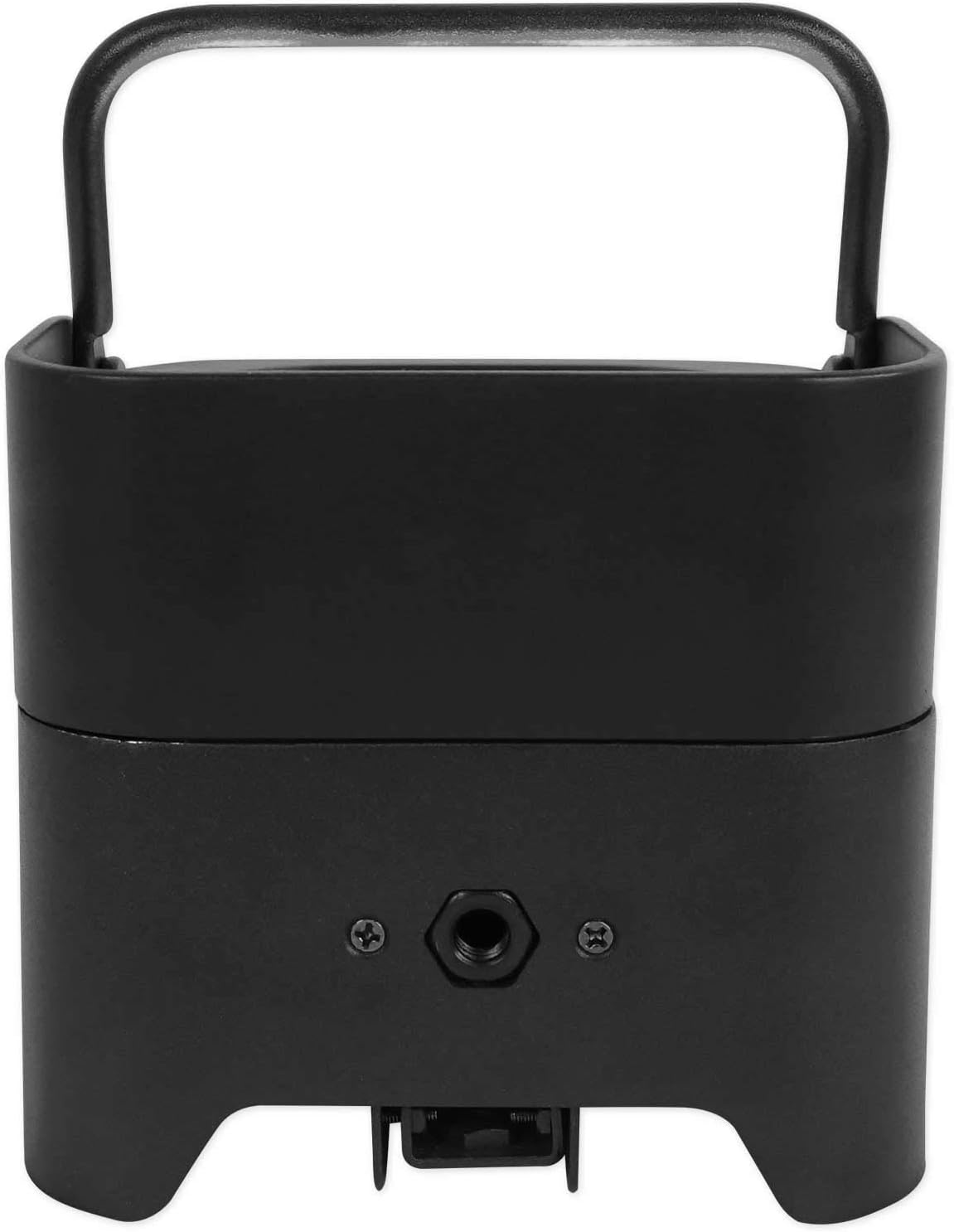 Rockville Best Pack 50 (8) Black 24W Battery Wash Lights, Wireless DMX, RGBWA+UV, Charging Case, Long-Lasting Battery, Remote Control, for DJs and Event Lighting