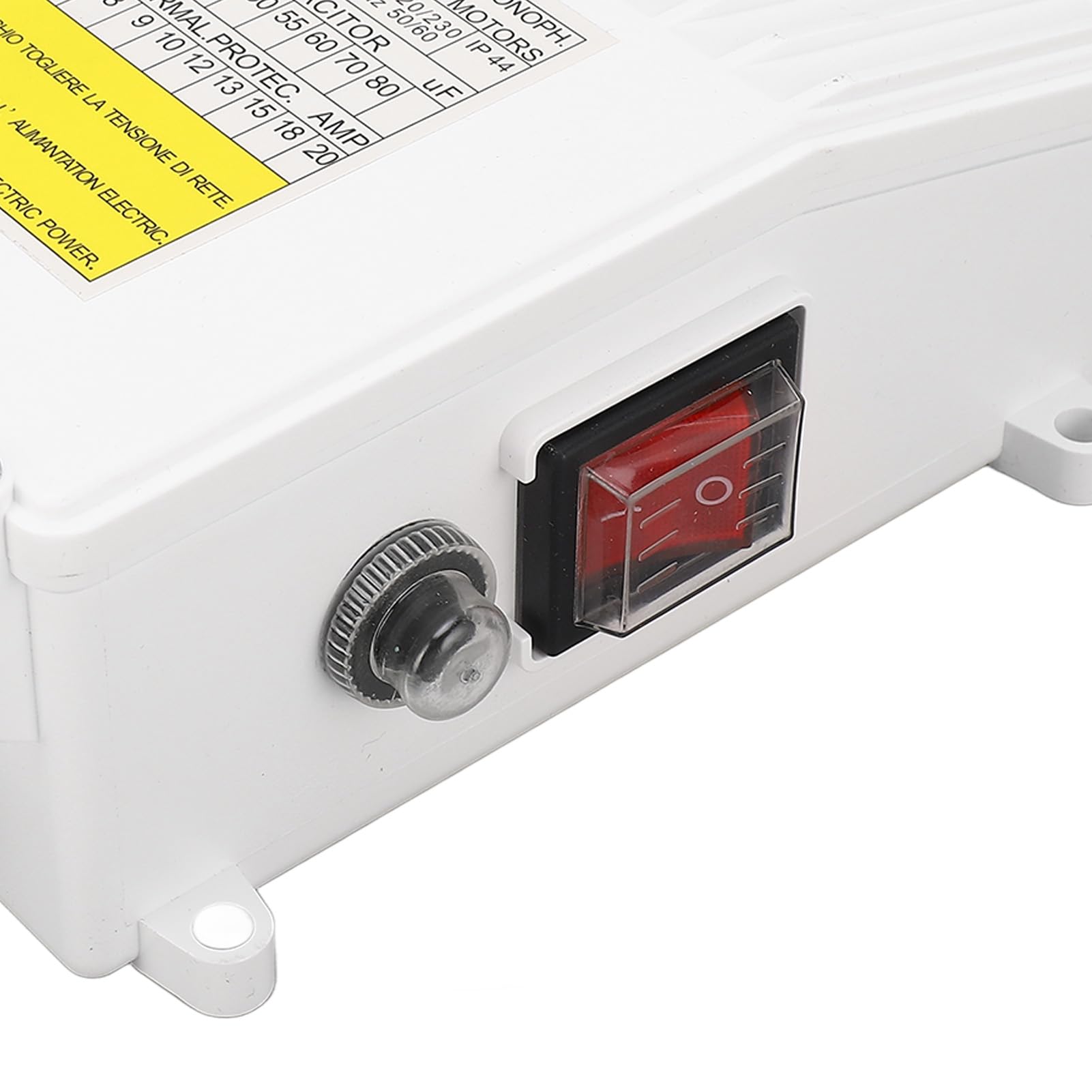 Boîtier de Commande pour Pompe de Puits Profond Submersible, 370W 20uf, Protection Thermique Intégrée, ABS et Cuivre