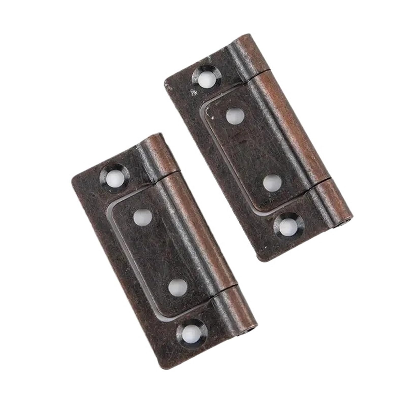 Huwoyg Red Bronze 20Pcs Of Hinge 2-Inch Cabinet Door Drawer Furniture Stainless Steel Mortise 135 ° Opening For Gate