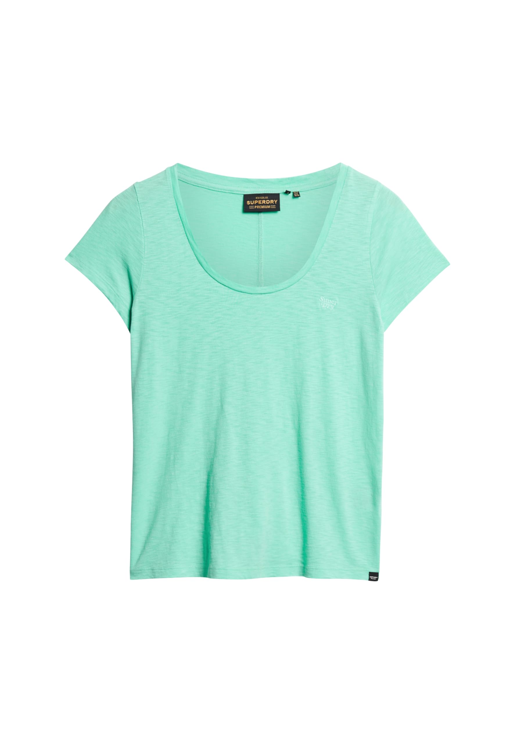 Superdry Scoop Neck tee W1011381A Fluro Mint Size 8, Fluro Mint, 8 (XS)