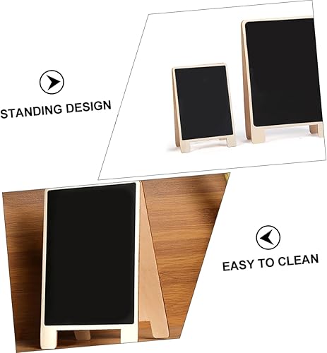 Miniatura 4 de Tofficu Pizarra pequeña de pintura para decoración de oficina, decoración del hogar, caballete de pie con caballete reutilizable, mini pizarra de