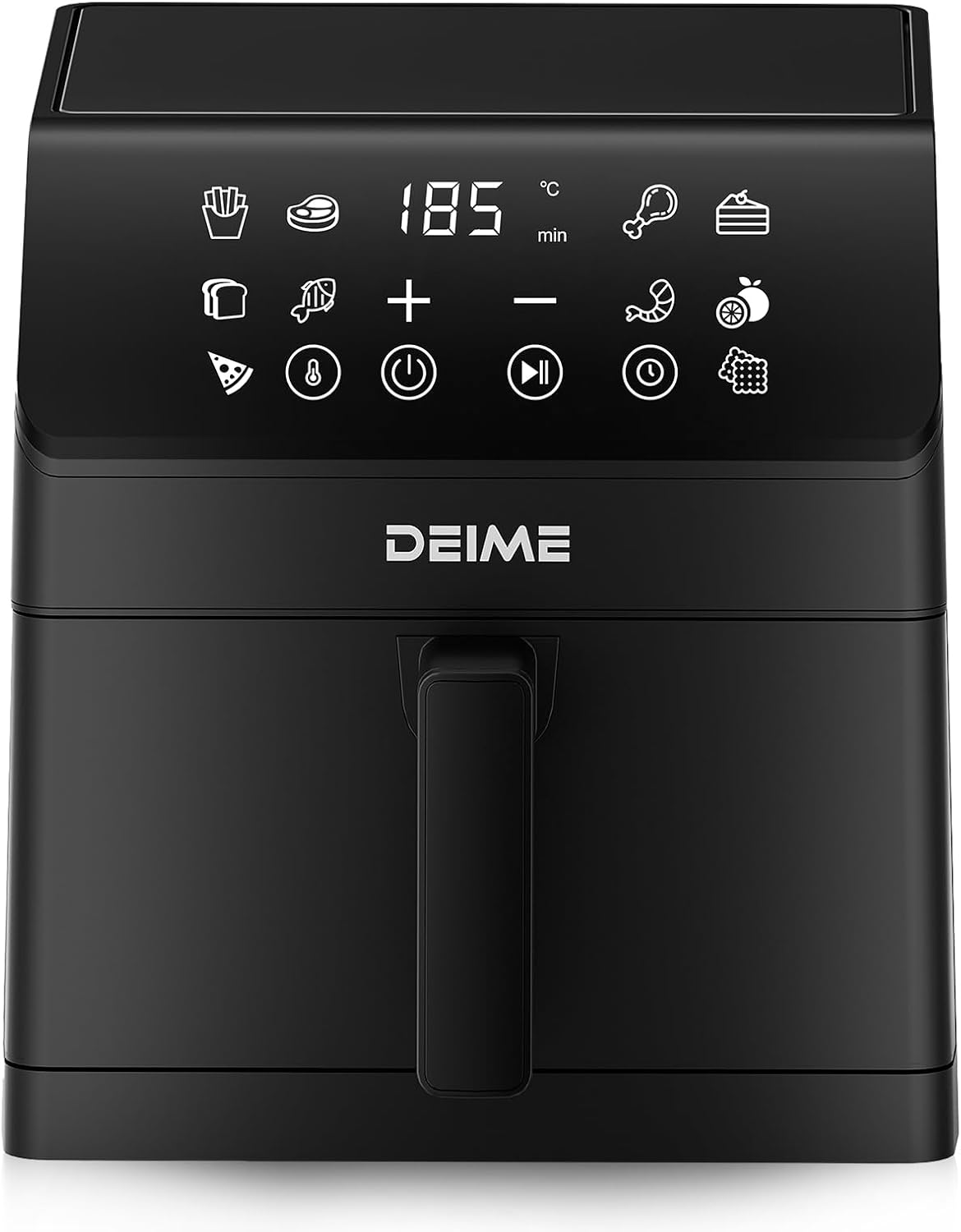 DEIME Air Fryer 6.5 QT 12-in-1 Dual heating for 360° Crispy Meals Large Capacity Oven Air Fryers Healthy Cooker with Fast Cooking with Bake, Roast, Broil, Non-Stick Basket DEIME Air Fryer 6.5 QT 12-in-1 Dual heating for 360° Crispy Meals Large Capacity Oven Air Fryers Healthy Cooker with Fast Cooking with Bake, Roast, Broil, Non-Stick Basket