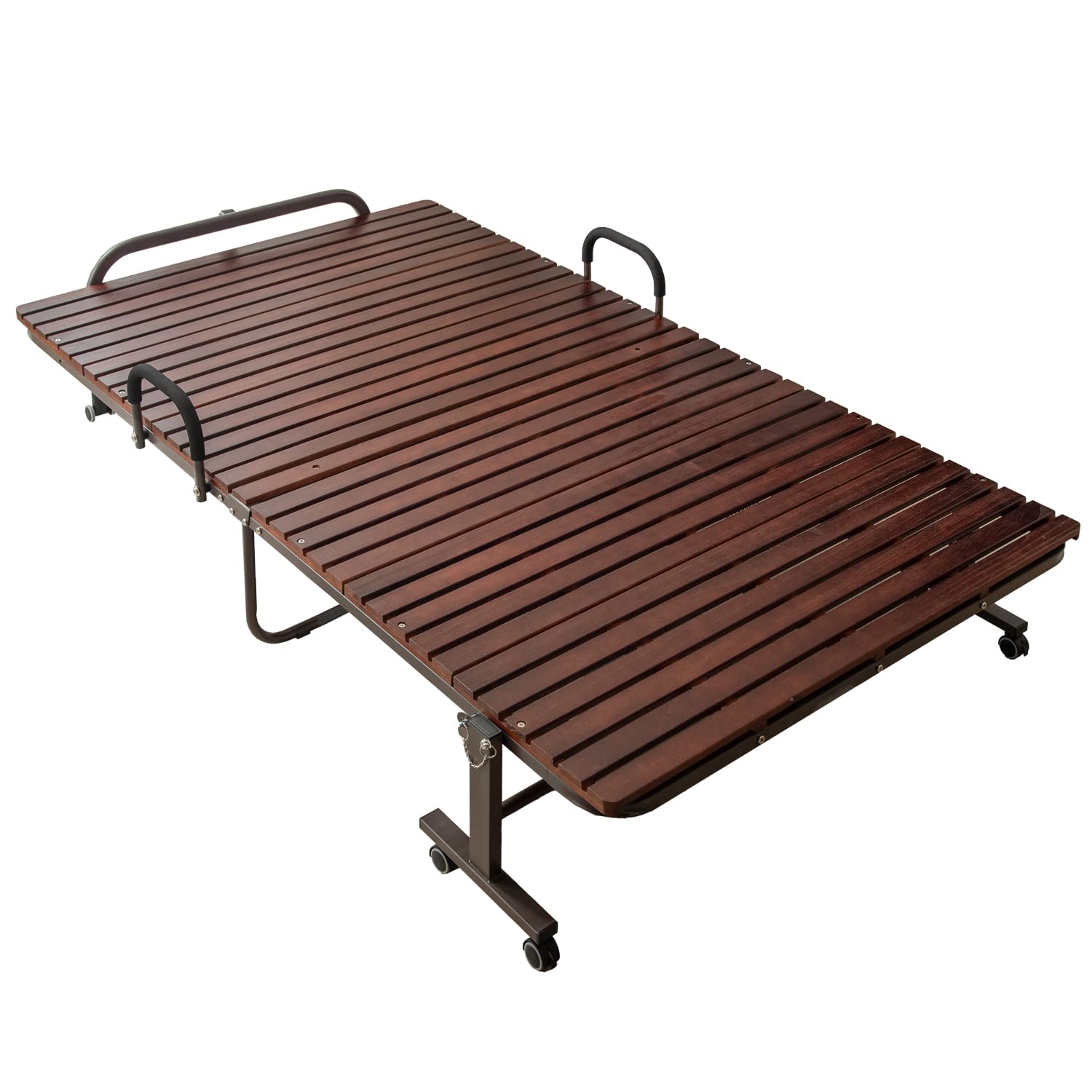 Amazon｜タンスのゲン ベッド セミダブル ワイド 折りたたみベッド