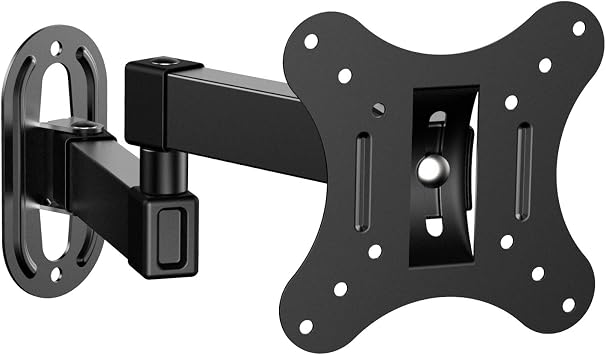 Monitor, TV Wall Mounting, 14 - 27 Inches, Compatible with LCD Monitors, Rotatable Left/Right Movement, Up and Down Angle, Front and Rear Extendable, Maximum VESA Standard 3.9 x 3.9 inches